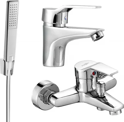 Produktbild von Mexen Caro R72 Badewannenset, Chrom - 746603R72-00