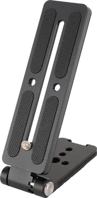 Immagine prodotto di Piastra a L a sgancio rapido, supporto per fotocamera professionale in lega di alluminio con angolo regolabile per la fotografia con fotocamera DSLR