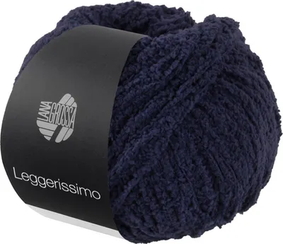Produktbild von Lana Grossa LEGGERISSIMO Garn 50 g superleicht, weich, 100% recycelt 150 m Farbe 014 - Nachtblau