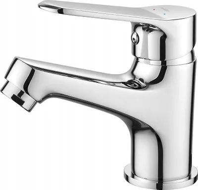 Produktbild von Kuchinox | Atez Batterie-waschbeckenarmatur - Chrom - Ergonomische Form - Modernes Design