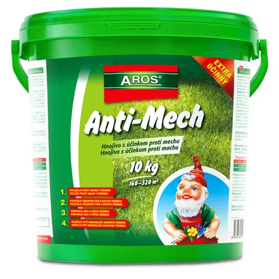 Obrázek produktu pro AROS Trávníkové hnojivo Anti-Mech (10 kg na 320 m²)