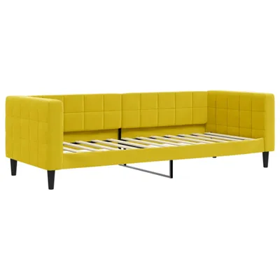 Obrázok produktu pre Denná posteľ žltá 80x200 cm zamat