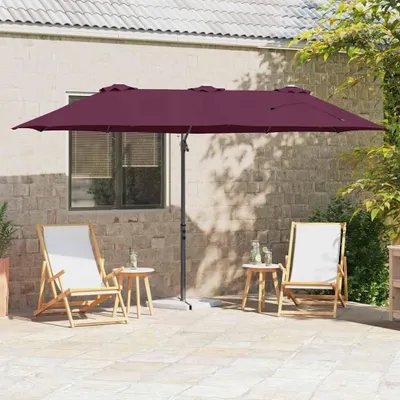 Produktbild von Maison Exclusive - Sonnenschirm Bordeauxrot 372 x 198 x 243 cm