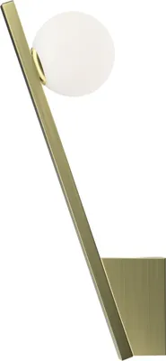 Produktbild von Maytoni Moderne Wandleuchte Kazimir 1xG9 excl. in Gold aus Metall Glas 40 W für Küche, Schlafzimmer, Wohnzimmer, Esszimmer, Lobby