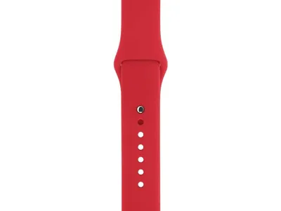 Image de Apple MLD82ZM/A, Bracelet, Smartwatch, Rouge, Apple, Fluoroélastomère
