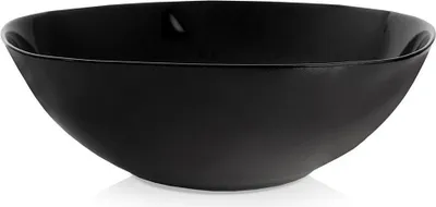 Zdjęcie produktu dla Miska sałatkowa szklana czarna LUNA 25 cm, 2 l