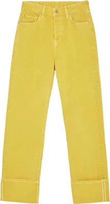 Image de Jean coupe large rétro Pepe Jeans, couleur jaune, taille W27