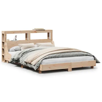 Productafbeelding van Massief houten bed zonder matras, 160x200 cm, van grenenhout