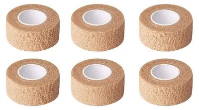 Produktbild von Solidchoice – Set mit 6 selbstklebenden, elastischen Sportbandagen