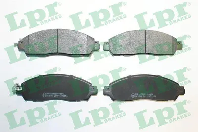 Produktbild von LPR 05P2056 Bremsbelagsatz, Scheibenbremse x