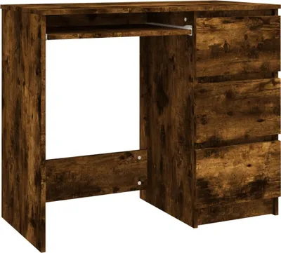 Produktbild von Schreibtisch Räuchereiche 90x45x76 cm Holzwerkstoff