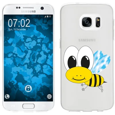 Produktbild von PhoneNatic Case kompatibel mit Samsung Galaxy S7 Silikon-Hülle Cutiemals M1