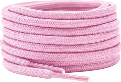 Runde Schnürsenkel in Rosa - 140cm