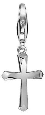 Produktbild von Esprit Anhänger Charms Silber Zirkonia Belief Kreuz ESCH91431A000