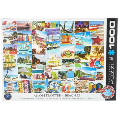 Immagine prodotto di EUROGRAPHICS Puzzle del viaggiatore del mondo - Spiagge 1000 pezzi