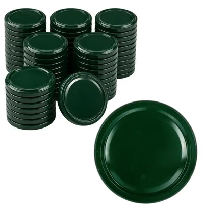 Produktbild von Schraubverschluss für Gläser Grüne Verschlusskappe, Durchmesser 82 mm, 50 Stück