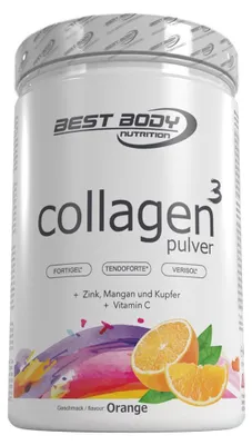 Produktbild von Best Body Nutrition - Collagen³ - Orange - 450 g Dose