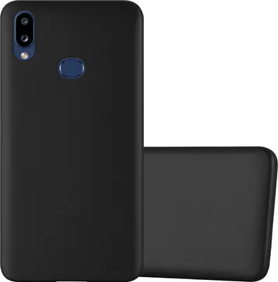 Produktbild von Cadorabo Schutzhülle für Samsung Galaxy A10s / M01s Hülle in Schwarz Handyhülle TPU Silikon Etui Cover Case