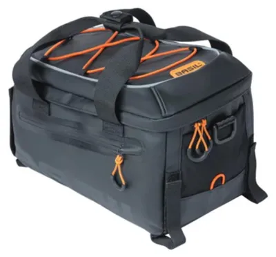 Immagine prodotto di Borsa per portapacchi Basil Miles Tarpaulin 7 litri 32 x 20 x 20 cm - Nero/Arancione