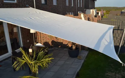 Produktbild von HDPE Vierecksegel 3,6m weiß