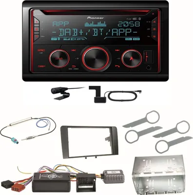 Produktbild von Pioneer FH-S820DAB Digitalradio USB MP3 Bluetooth Einbauset für Audi A3 8P 8PA