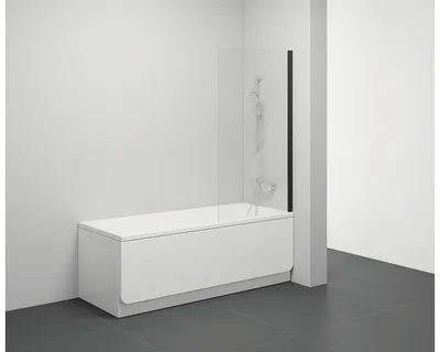 Obrázek produktu pro Zástěna na vanu RAVAK NVS1-80 black+Transparent 7O840300Z1