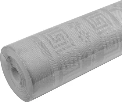 Produktbild von PROnappe Damast-Tischtuch (B)1,2 x (L)6,0 m grau