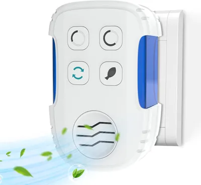 Produktbild von Ozon Luftreiniger Ionisator 2-in-1, filterloser Luftreiniger mit negativen Ionen, Geruchsneutralisierer für Zuhause, Büro & Haustiere