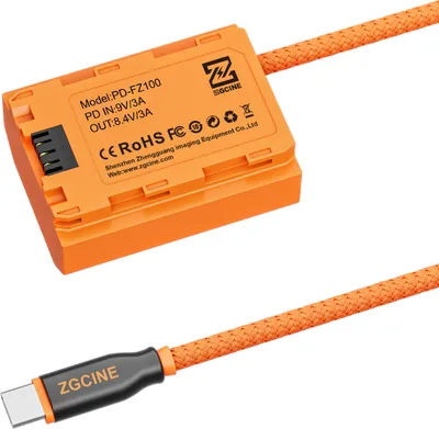 Obrázek produktu pro ZGCINE PD-LPE6 typ C na falešnou baterii LP-E6NH s opletem, DC adaptér, příslušenství pro Canon R/R5/R6/R5 C/R7/R6 Mark II/5D Mark II III IV/6D/6D Mark II/7D/ 7D Mark II/60D/60Da/70D/80D/90D/XC10/XC15/5DS/5DS R