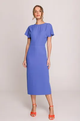 Produktbild von Stylove Midikleid für Frauen Tomorina S398 himmelblau L