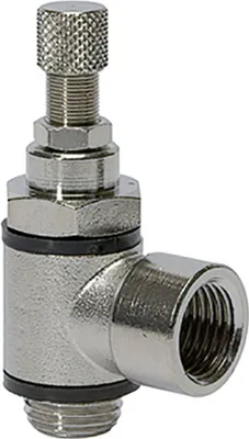 Produktbild von Riegler Drosselrückschlagventil, Abluftdrosselung (C), G 3/8 IG, G 3/8