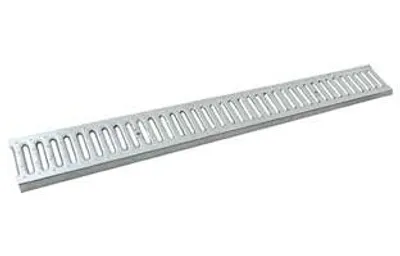Obrázok produktu pre Pozinkovaná mriežka pre polypropylénový žľab s rozmermi 100 x 13 cm – 100 x 13 x 2,1 cm (výška)