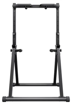 Image de Barre de traction pliable - Capacité de charge : 150 kg - Réglable sur 9 hauteurs - Acier noir