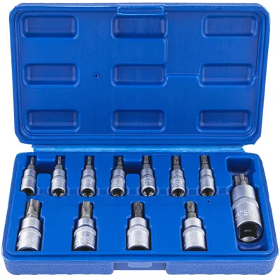 Image de Vorfal Jeu Clés Torx Douille 1/4 3/8 1/2 TS8-TS60