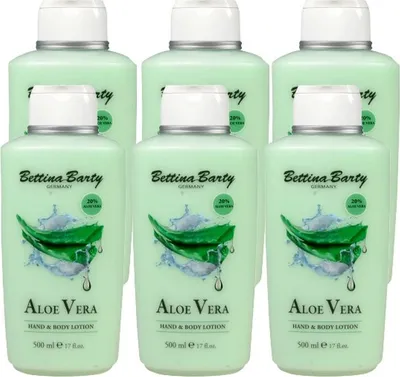 Produktbild von Bettina Barty Aloe Vera Hand & Body Lotion, 6 x 500 ml
