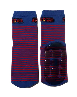 Produktbild von Kinder ABS-Socken aus Baumwolle Helden Feuerwehrauto Größe 27-30