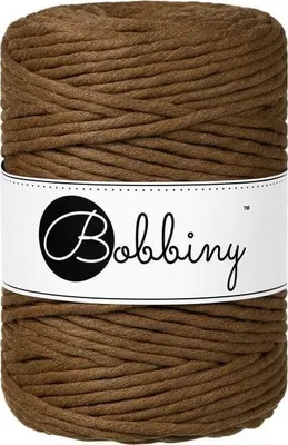 Zdjęcie produktu dla Bobbiny Macrame Cord 5 mm 100 m Nut Brown Sznurek