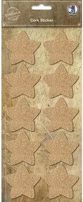Obrázok produktu pre Korkové nálepky Star VE=8 kusov