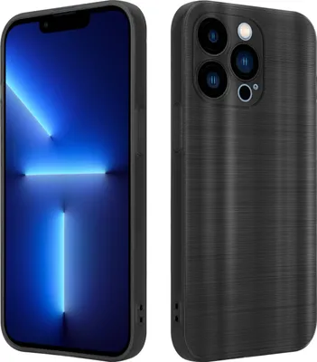Obrázek produktu pro Cadorabo Case for Apple iPhone 13 PRO Protective Cover in Black Kryt na mobilní telefon TPU Silikonové pouzdro Case