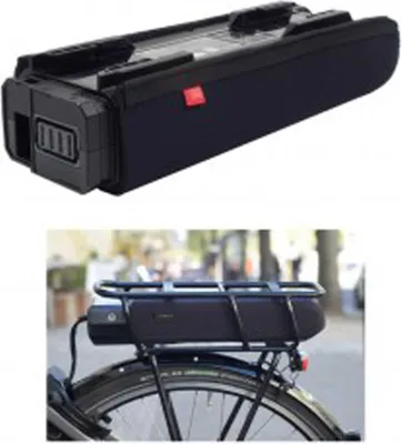 Produktbild von FAHRER AKC-S-G Akkuschutz E-Bike für Shimano Steps E6000 Gepäckträgerakku, schwarz