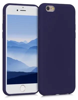 Produktbild von kwmobile Handyhülle für Apple iPhone 6 / 6S Hülle - TPU Case - Kabelloses Laden - Schutzhülle Cover in Deep Ocean