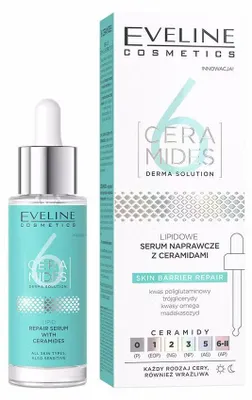Immagine prodotto di Eveline Cosmetics 6 Ceramides – siero, idratante, lenitivo