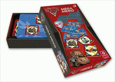 Produktbild von Cars 2 Mega Memo in Stülpschachtel