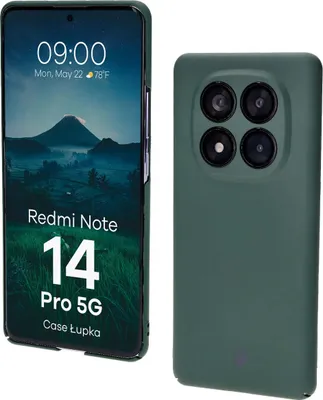 Produktbild von Handyhülle für Xiaomi Redmi Note 14 Pro 5G, Bizon Case Lupka, Grün