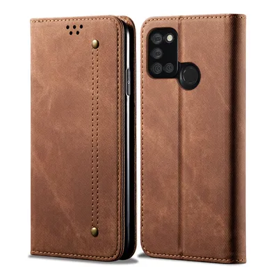 Obrázek produktu pro OPPO Realme 7i Pouzdro, Kožené Peněženkové Pouzdro s Magnetickým Uzavíráním a Pouzdro s Funkcí Stojánku pro OPPO Realme 7i Hnědý