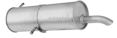 Produktbild von ASMET 08.054 Endschalldämpfer passend für PEUGEOT 307 (3A/C) Auspuff