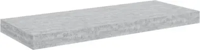 Immagine prodotto di vidaXL Scaffale galleggiante grigio cemento 60x23,5x3,8 cm MDF