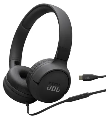 Obrázek produktu pro JBL Tune 520 USB-C Drátová sluchátka Černá