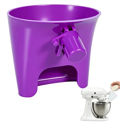 Mehltrichter für Küchenmaschine, Schüttaufsatz 5QT, kippbarer Kopf