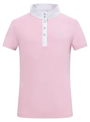 Produktbild von Imperial Riding Kinder Turniershirt IRHBasic glam Candy Floss rosa, Größe:140